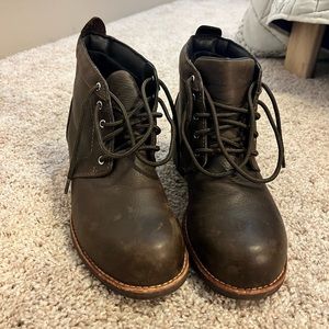 Red Wing Leather Steel Toe Boots